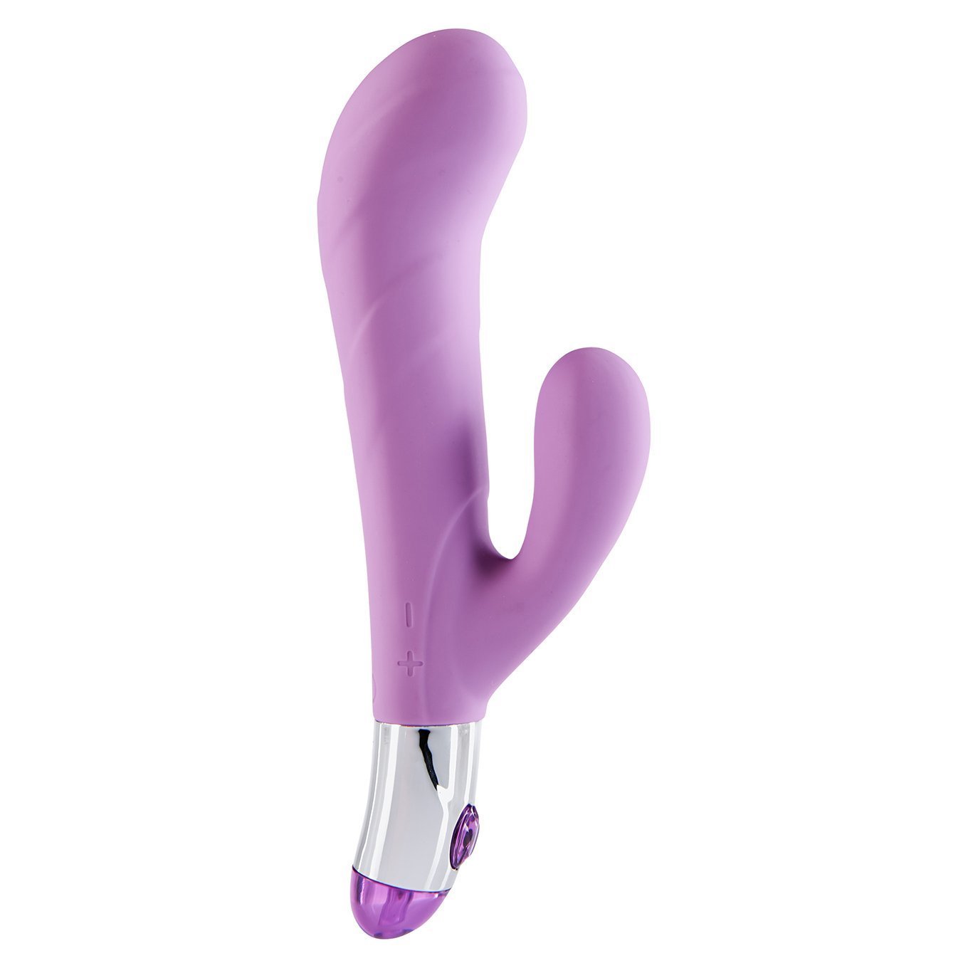 Mae B - Lovely Vibes G-Spot Twin Vibrator (Purple) -  Rabbit Dildo (Vibration) Non Rechargeable  Durio.sg