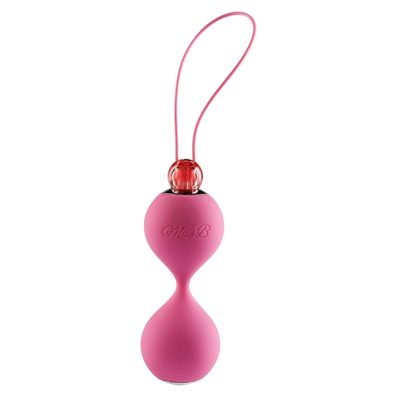 Mae B - Lovely Vibes Soft Touch Vibrating Love Balls (Pink) -  Kegel Balls (Vibration) Non Rechargeable  Durio.sg