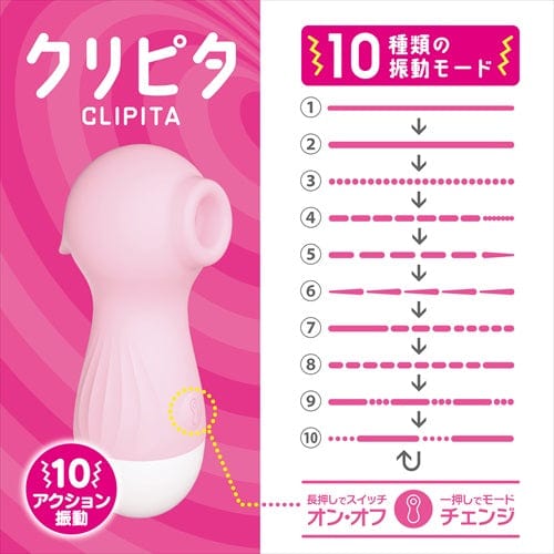 Magic Eyes - Clipita Clit Massager (Pink) -  Clit Massager (Vibration) Rechargeable  Durio.sg