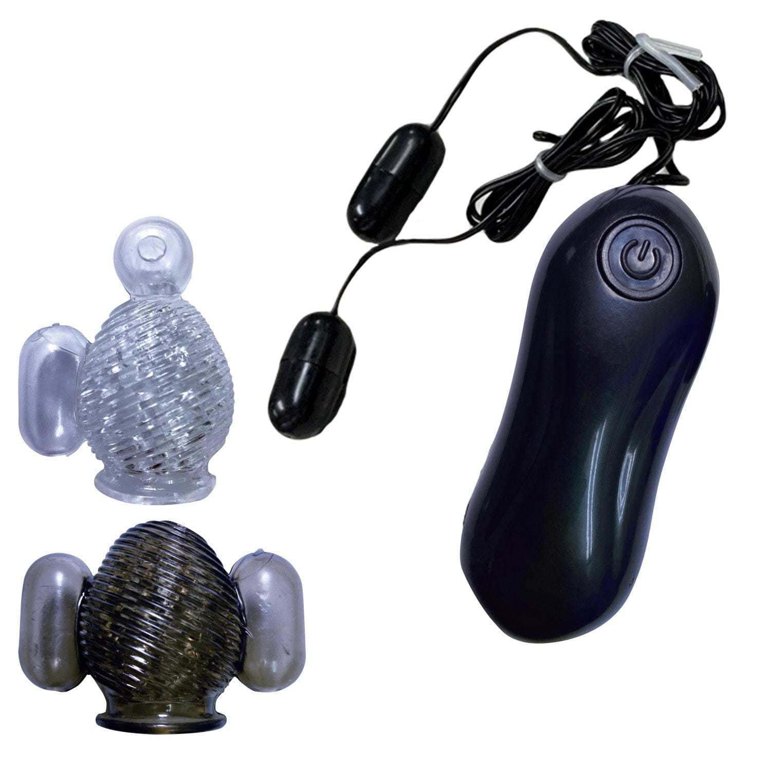 Magic Eyes - Men's Rotor Head Air Double W Penis Head Massager (Black) -  Remote Control Cock Sleeves (Vibration) Non Rechargeable  Durio.sg
