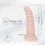 Magic Eyes - Winding Stick Sucker S Dildo (Beige) -  Non Realistic Dildo w/o suction cup (Non Vibration)  Durio.sg