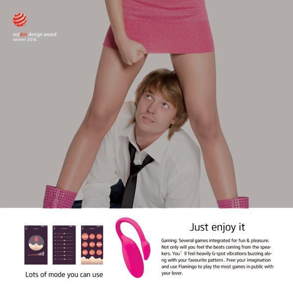 Magic Motion - Flamingo Wireless Vibrating Bullet  (Pink) -  Clit Massager (Vibration) Rechargeable  Durio.sg