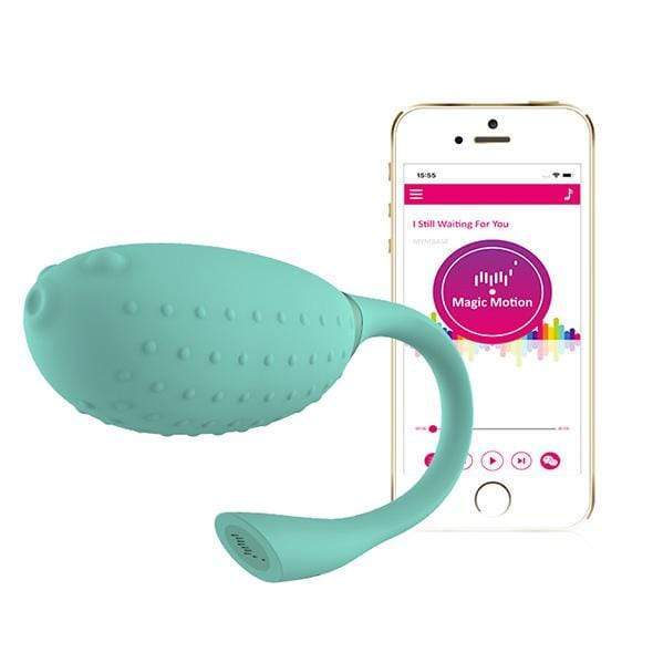 Magic Motion - Fugu App Controlled Egg Vibrator (Green) -  Wireless Remote Control Egg (Vibration) Rechargeable  Durio.sg