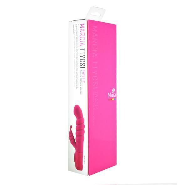 Maia Toys - Marcia Twisty Silicone Clit Stem Vibrator (Neon Pink) -  Rabbit Dildo (Vibration) Non Rechargeable  Durio.sg