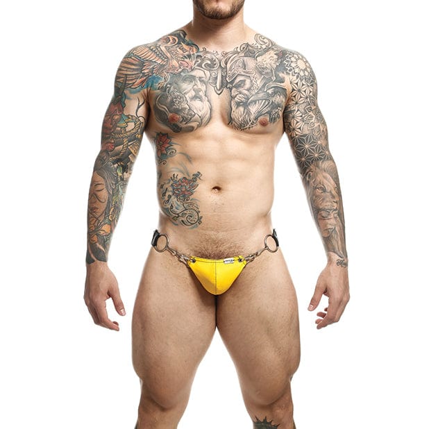 Male Basics - Dungeon Snap Jockstrap Underwear O/S (Yellow) -  Gay Pride Underwear  Durio.sg