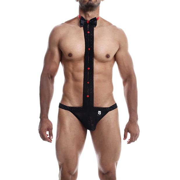 Male Basics - Tuxedo Lace Jockstrap Underwear S/M (Black) -  Gay Pride Underwear  Durio.sg