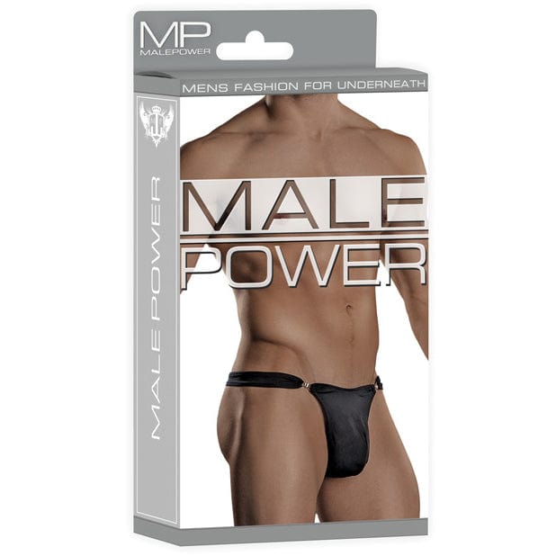 Male Power - Bong Clip Thong Underwear S/M (Black) -  Gay Pride Underwear  Durio.sg