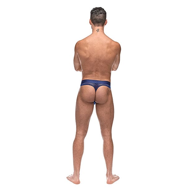 Male Power - Diamond Mesh Bong Thong Underwear S/M (Blue) -  Gay Pride Underwear  Durio.sg