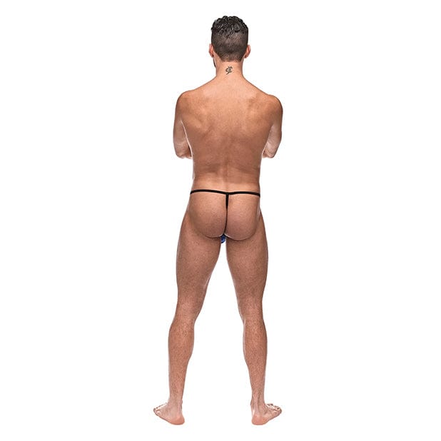 Male Power - Diamond Mesh Posing Strap Underwear O/S (Blue) -  Gay Pride Underwear  Durio.sg