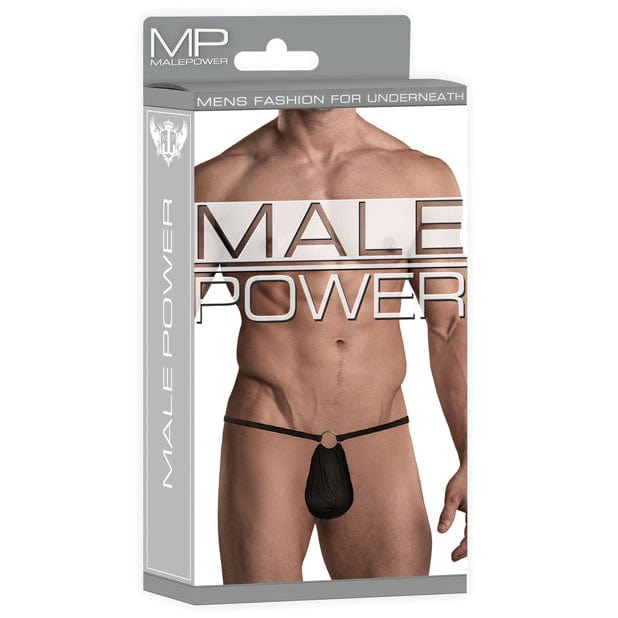 Male Power - G String with Front Ring Underwear O/S (Black) -  Gay Pride Underwear  Durio.sg