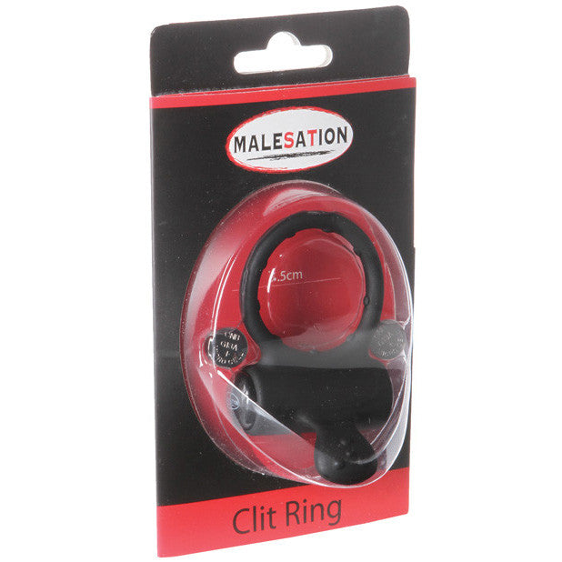 Malesation - Clit Ring -  Silicone Cock Ring (Vibration) Non Rechargeable  Durio.sg