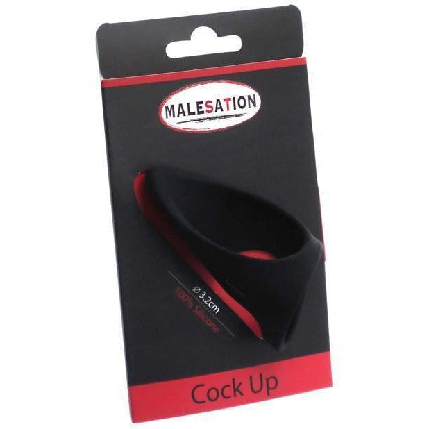 Malesation - Cock Up Cock Sleeves (Black) -  Cock Sleeves (Non Vibration)  Durio.sg