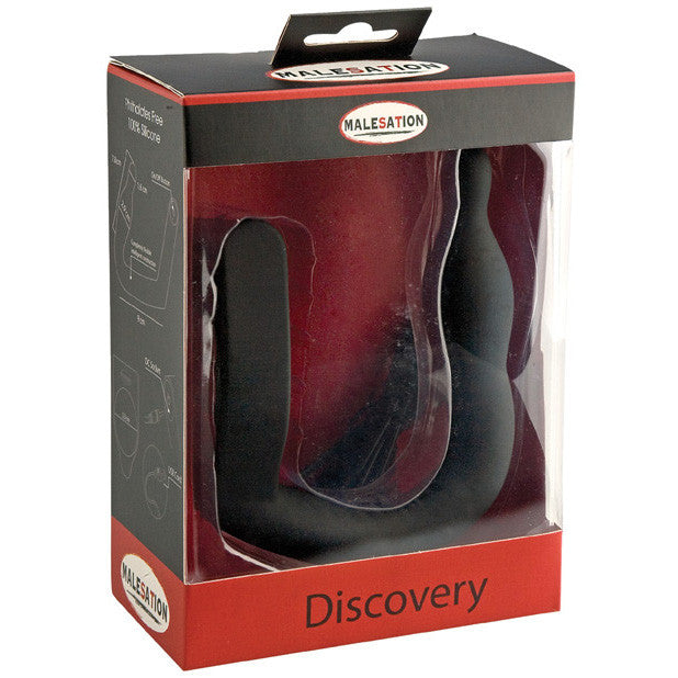 Malesation - Discovery Silicone Vibrating Cock Ring -  Silicone Cock Ring (Vibration) Non Rechargeable  Durio.sg