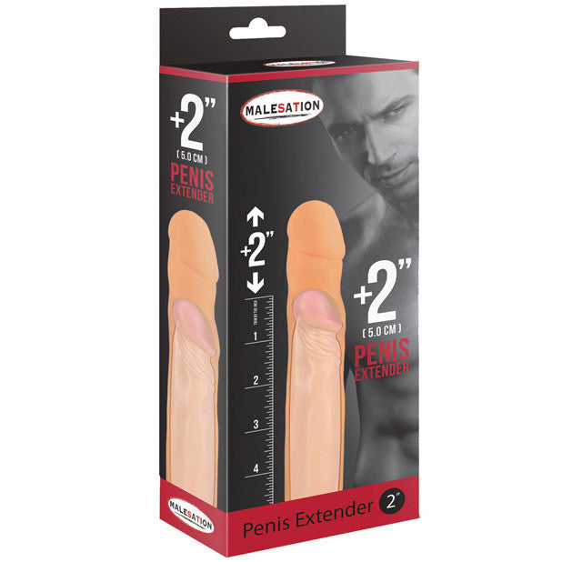 Malesation - Penis Extender 2&quot; -  Cock Sleeves (Non Vibration)  Durio.sg