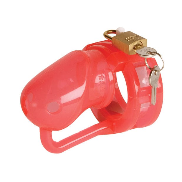 Malesation - Silicone Penis Chastity Cock Cage Small (Red) -  Silicone Cock Cage (Non Vibration)  Durio.sg