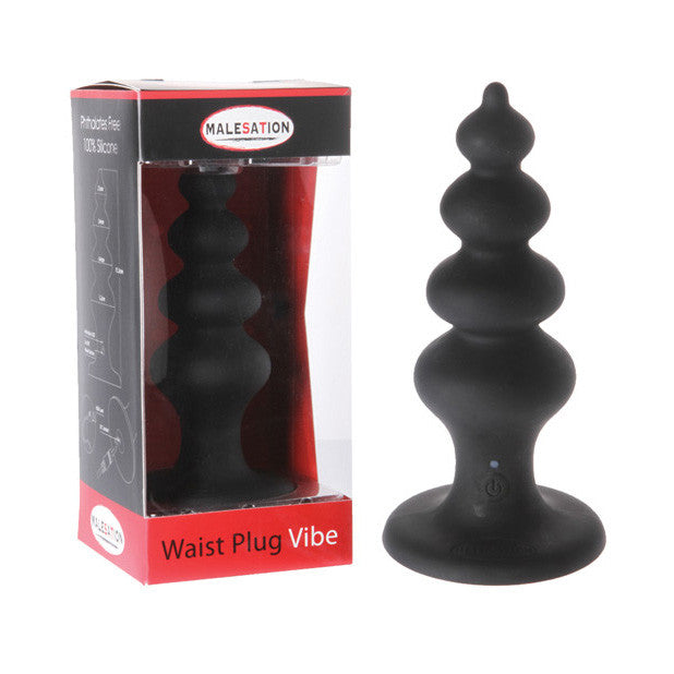 Malesation - Waist Plug Vibe -  Anal Plug (Vibration) Non Rechargeable  Durio.sg