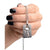 Master Series - Cuffed Locking Bracelet with Necklace Key (Silver) -  Hand/Leg Cuffs  Durio.sg