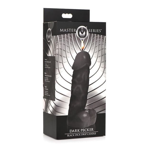 Master Series - Dark Pecker Dick Drip Candle Wax Play BDSM (Black) -  BDSM (Others)  Durio.sg