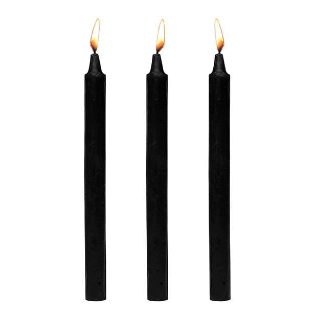 Master Series - Fetish Drip Candles Dark Drippers Set of 3 -  Massage Candle  Durio.sg