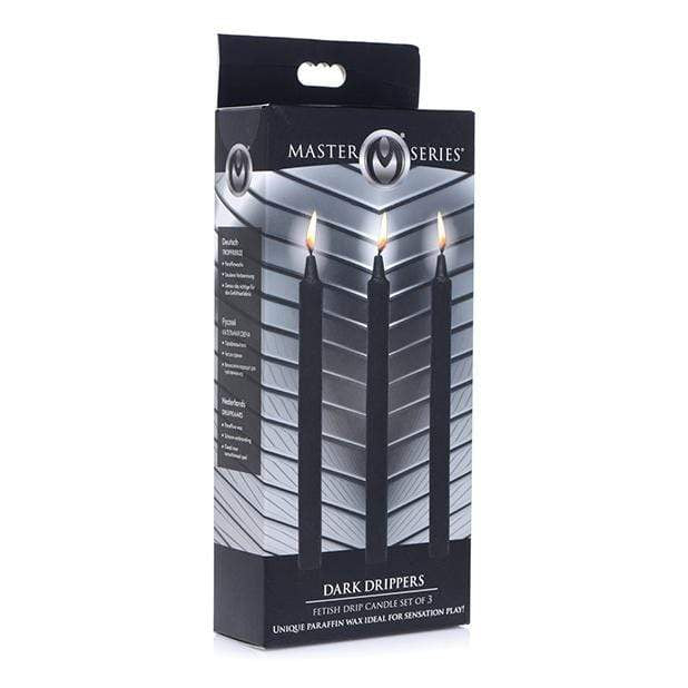 Master Series - Fetish Drip Candles Dark Drippers Set of 3 -  Massage Candle  Durio.sg