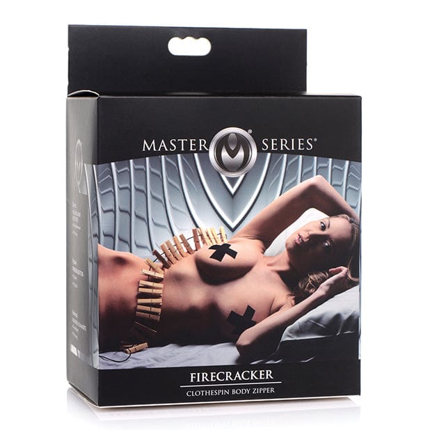 Master Series - Firecracker Clothespin Body Zipper BDSM (Brown) -  BDSM (Others)  Durio.sg