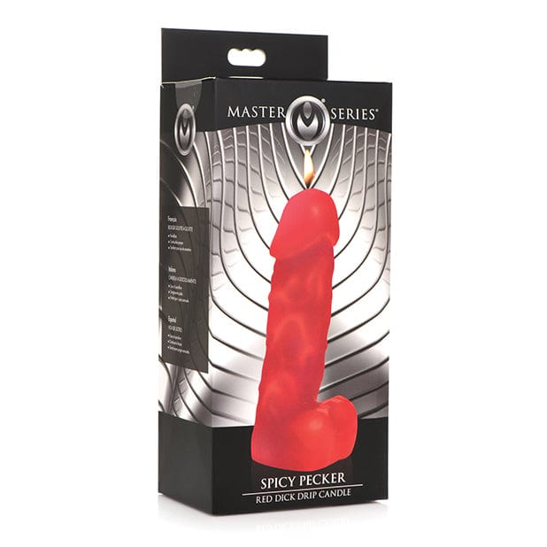 Master Series - Spicy Pecker Dick Drip Candle Wax Play BDSM (Red) -  BDSM (Others)  Durio.sg
