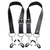 Master Series - Spread Labia Spreader with Clamps (Black) -  Clitoral Clamps  Durio.sg