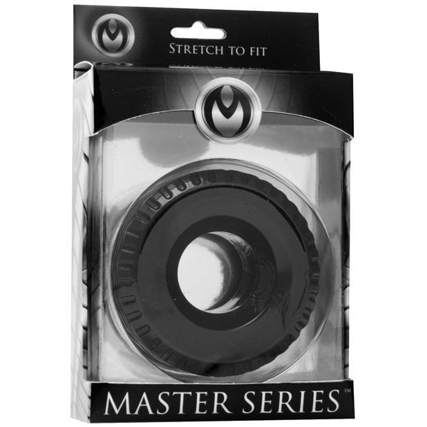 Master Series - Ultimate Tire Cock Ring (Black) -  Rubber Cock Ring (Non Vibration)  Durio.sg