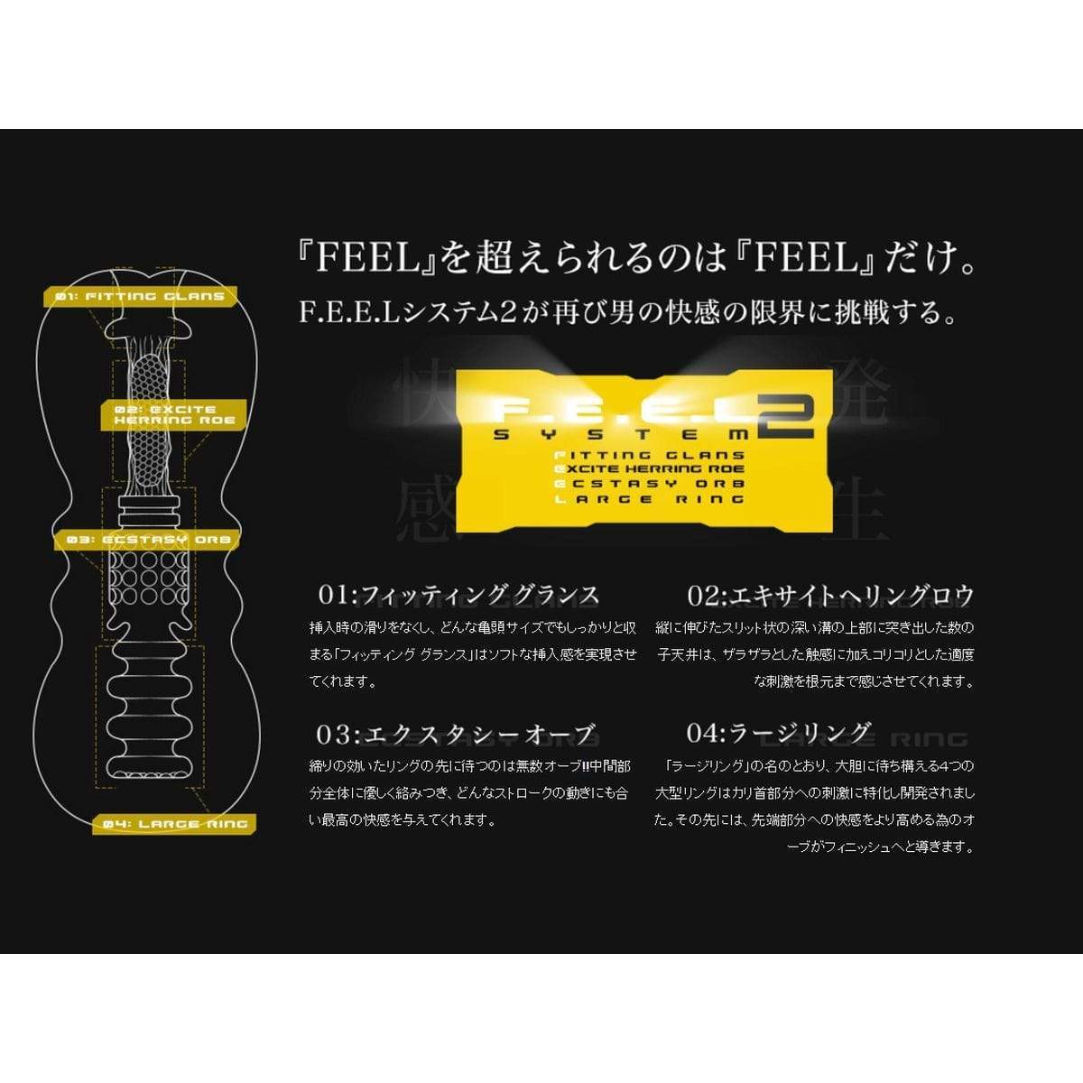 Men's Max -Soft Feel 2 Onahole Masturbator (Yellow) -  Masturbator Vagina (Non Vibration)  Durio.sg