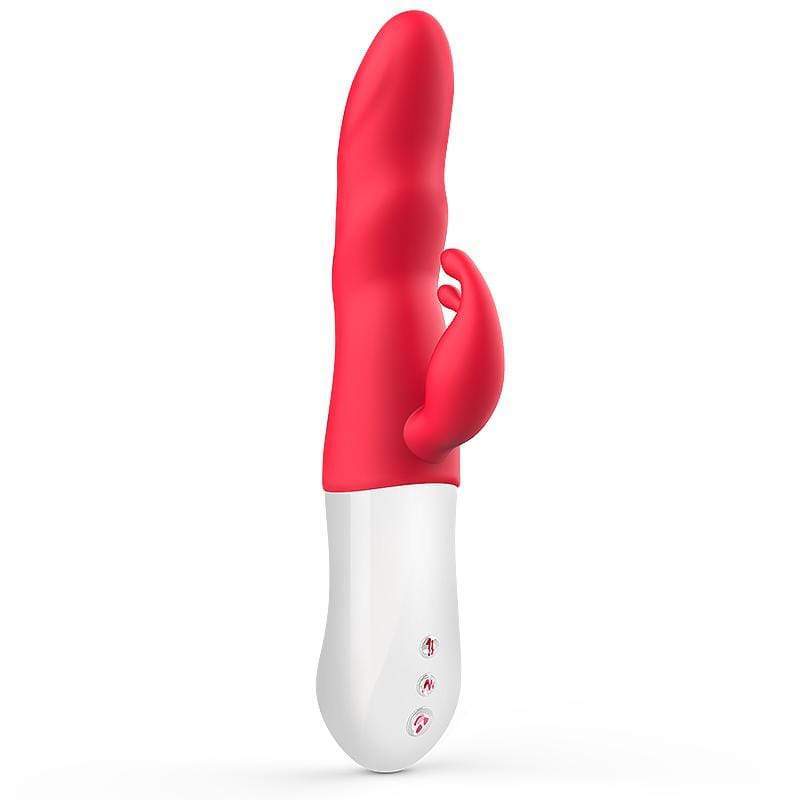 MyToys - MyBunny Rechargeable Thrusting Rabbit Vibrator (Red) -  Rabbit Dildo (Vibration) Rechargeable  Durio.sg