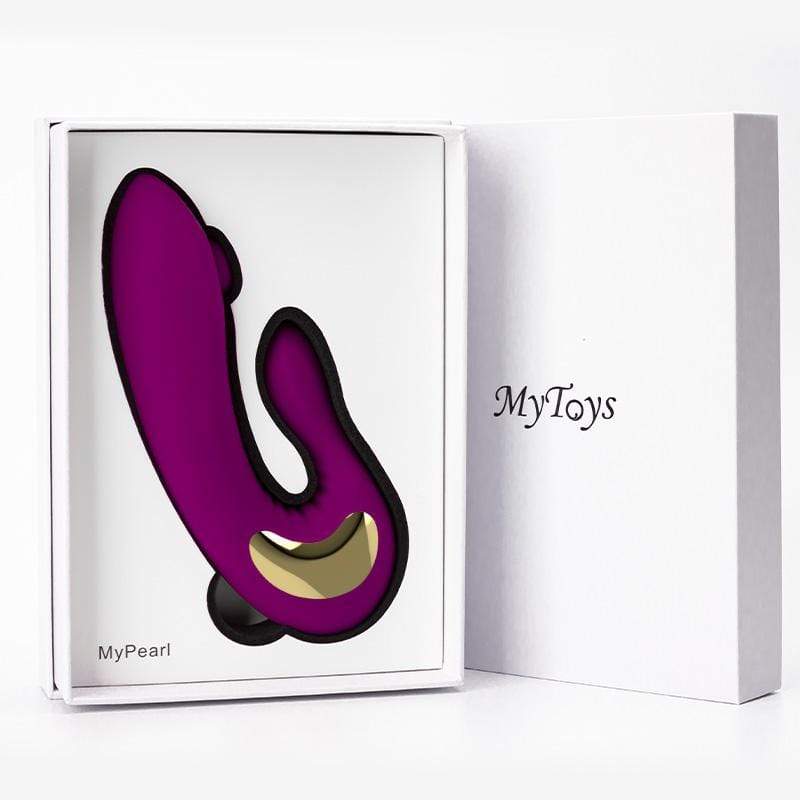 MyToys - MyPearl Clitoral G Spot Vibrator (Red Violet) -  Clit Massager (Vibration) Rechargeable  Durio.sg