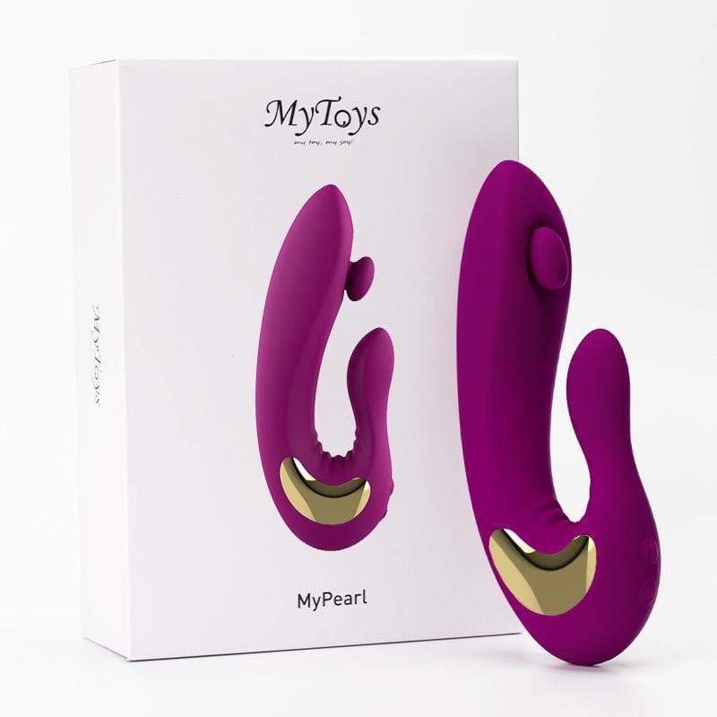 MyToys - MyPearl Clitoral G Spot Vibrator (Red Violet) -  Clit Massager (Vibration) Rechargeable  Durio.sg