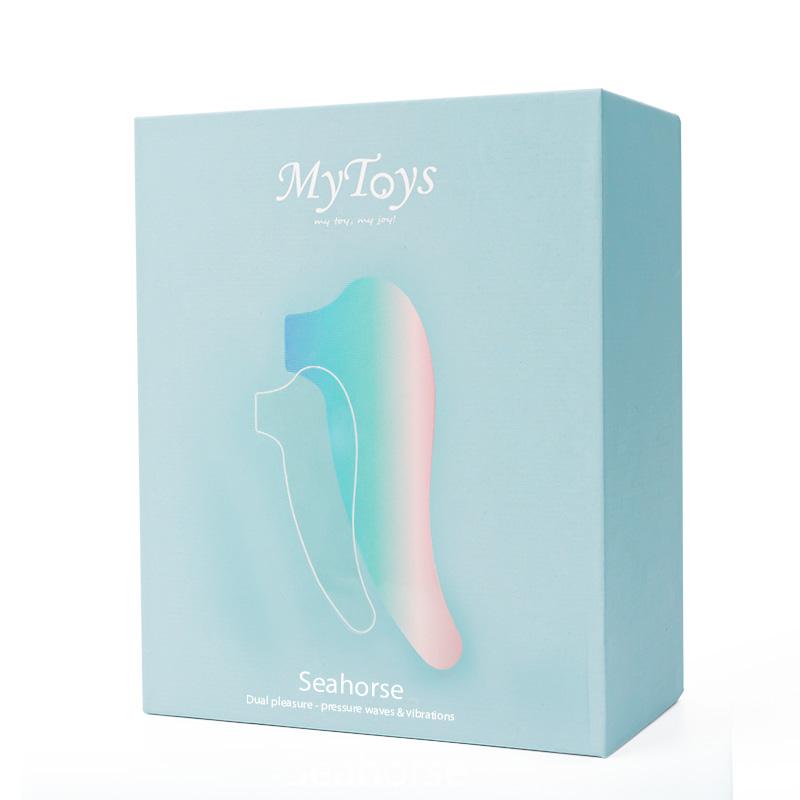 MyToys - Seahorse Dual G Spot Vibrator with Clitoral Air Stimulator (Sakura) -  Clit Massager (Vibration) Rechargeable  Durio.sg