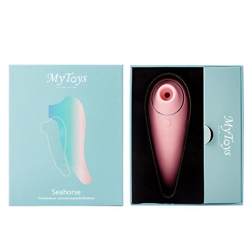 MyToys - Seahorse Dual G Spot Vibrator with Clitoral Air Stimulator (Sakura) -  Clit Massager (Vibration) Rechargeable  Durio.sg
