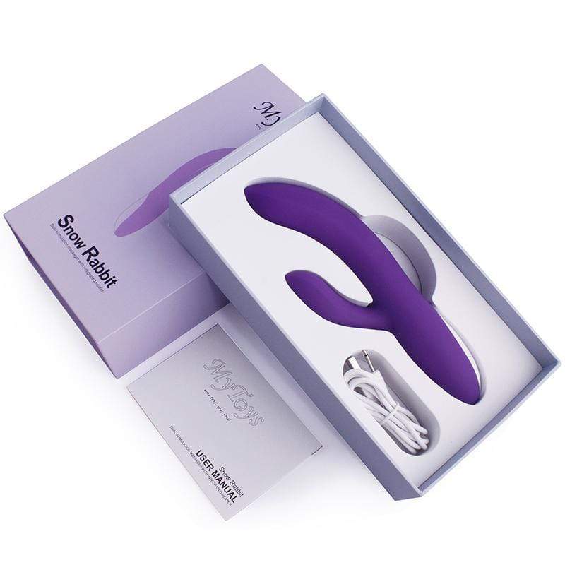 MyToys - Snow Rabbit Rechargeable Rabbit Vibrator (Purple) -  Rabbit Dildo (Vibration) Rechargeable  Durio.sg