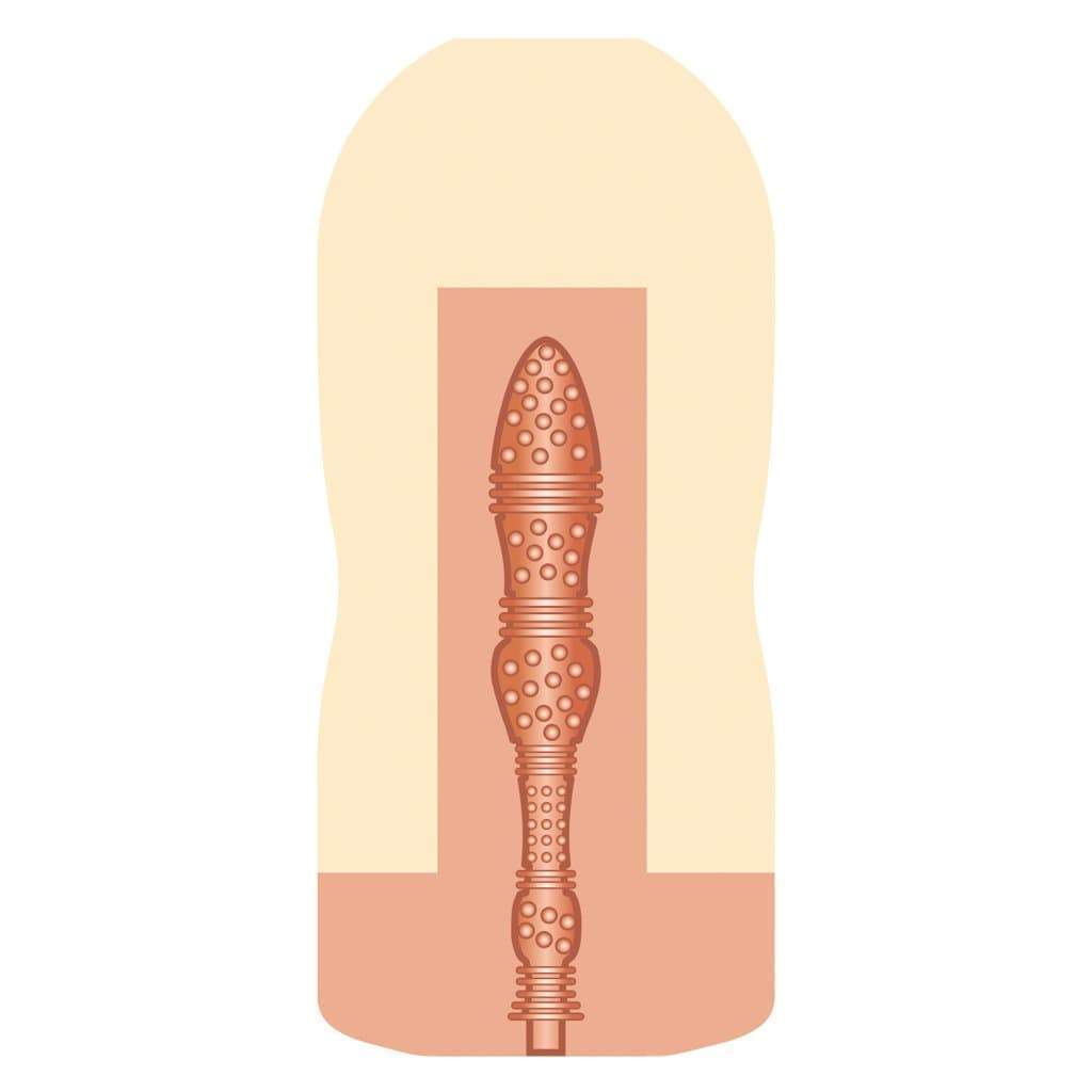 NPG - AV Ona Cup #007 Hanasaki Ian Combi Masturbator Cup (Beige) -  Masturbator Resusable Cup (Non Vibration)  Durio.sg