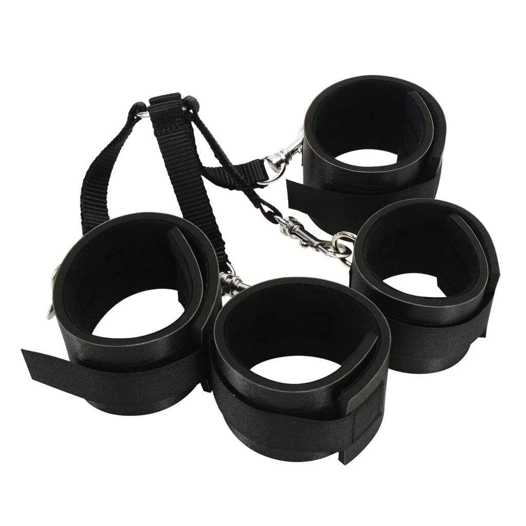 NPG - Beginners Soft SM No 10 Restraint Cuffs (Black) -  Hand/Leg Cuffs  Durio.sg