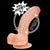 NPG - Bendable Realistic Dildo Number 1 (Beige) -  Realistic Dildo with suction cup (Non Vibration)  Durio.sg