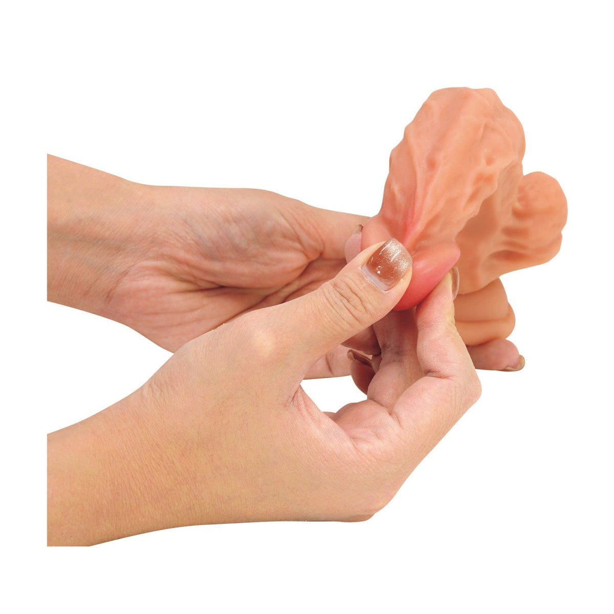 NPG - Gokusei Dong Premium Soft Dildo (Beige) -  Realistic Dildo with suction cup (Non Vibration)  Durio.sg