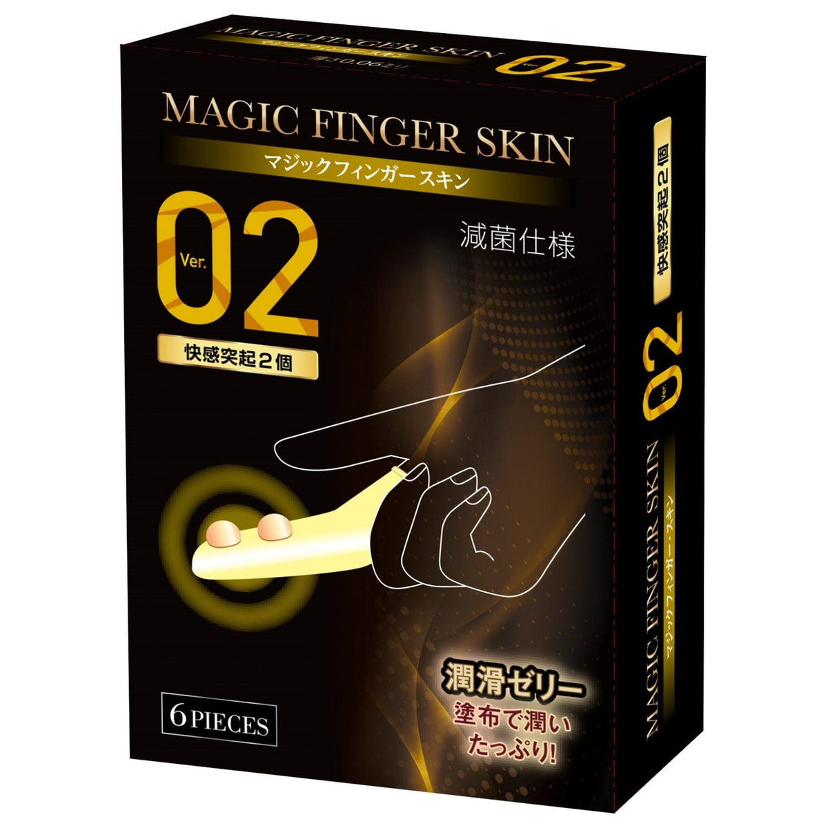 NPG - Magic Finger Skin Sacks 02 Pleasure Protrusions (Clear) -  Clit Massager (Non Vibration)  Durio.sg