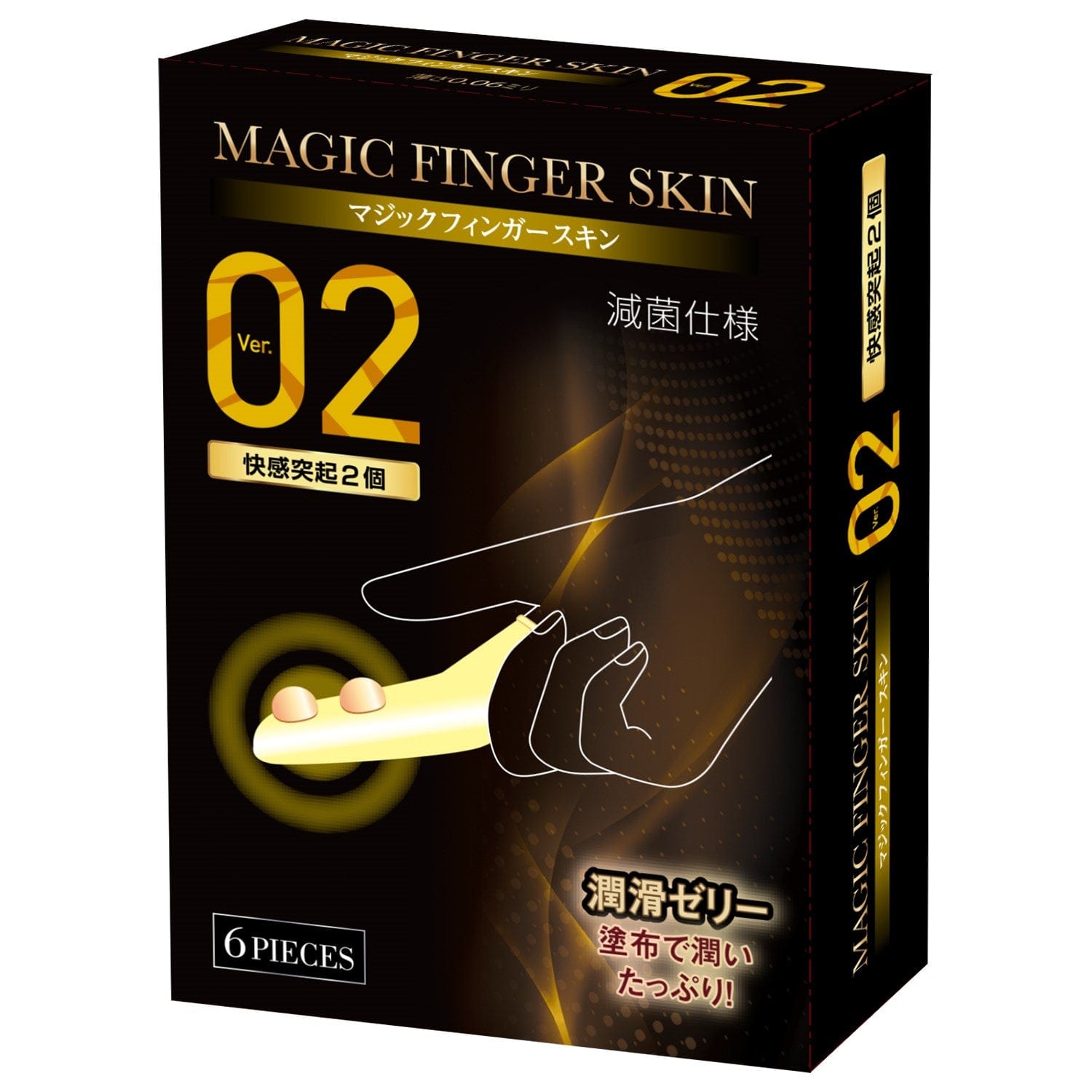 NPG - Magic Finger Skin Sacks 02 Pleasure Protrusions (Clear) -  Clit Massager (Non Vibration)  Durio.sg