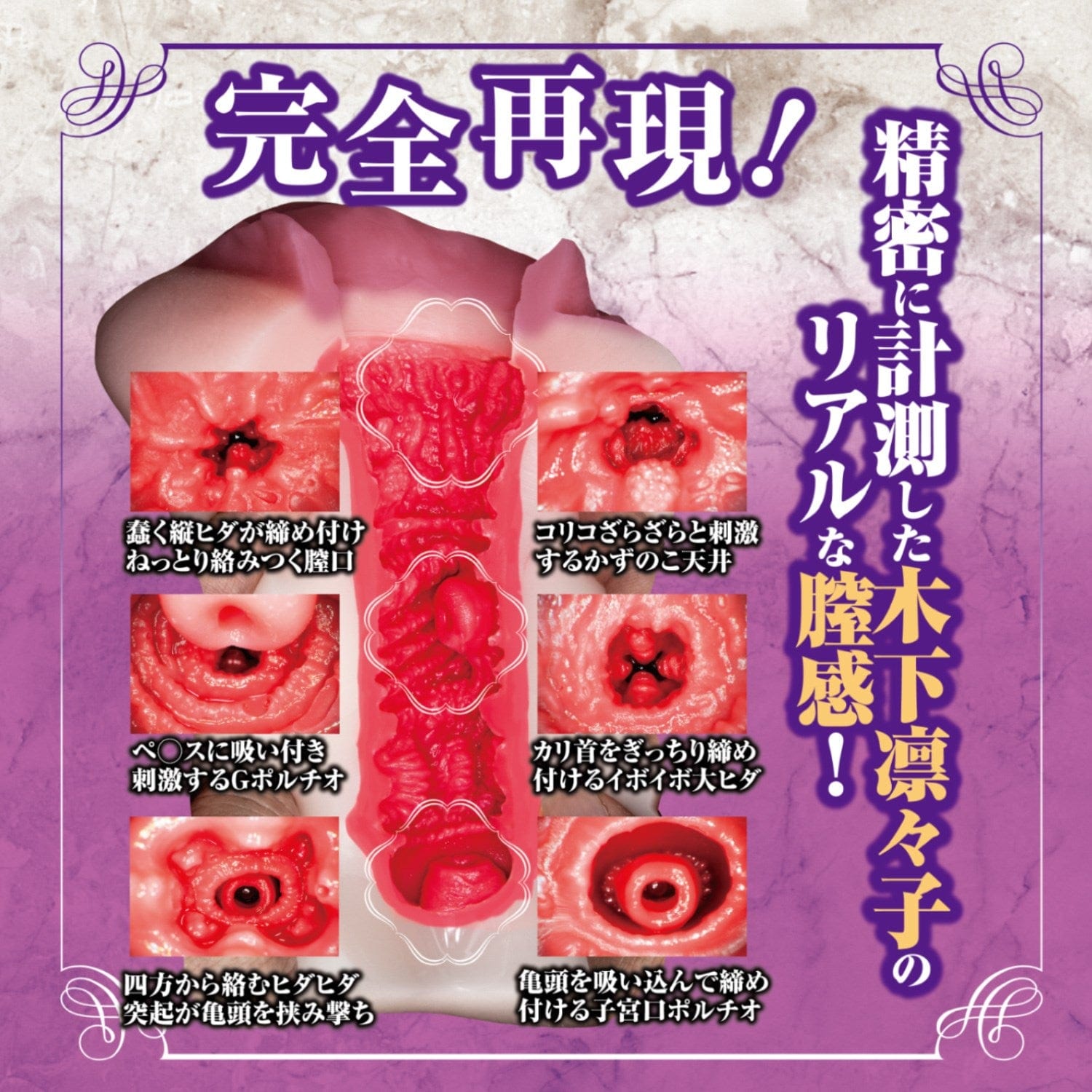 NPG - Mature Woman Star Ririko Kinoshita's Indecent Part Complete Replica Onahole (Beige) -  Masturbator Vagina (Non Vibration)  Durio.sg