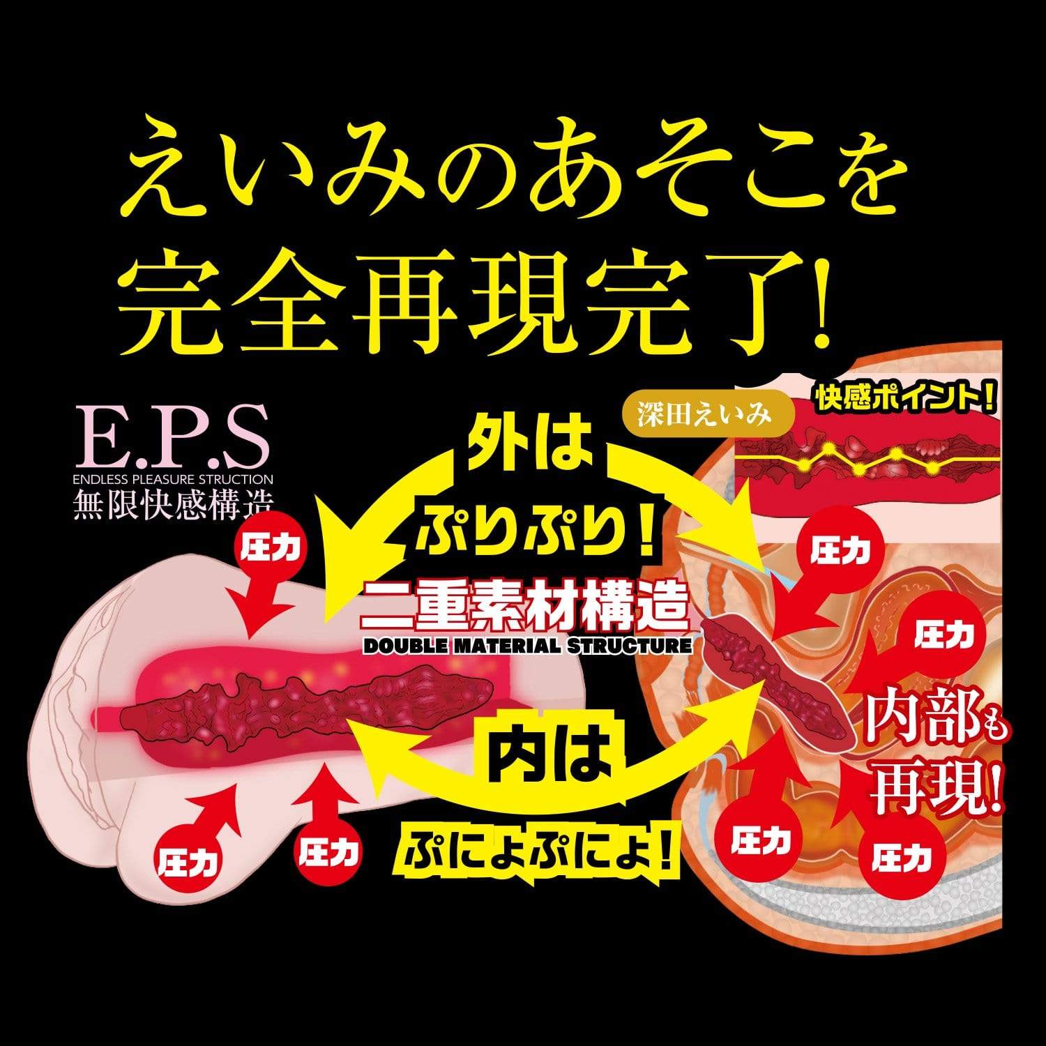 NPG - Meiki No Syoumei No.12 Eimi Fukada Onahole (Beige) -  Masturbator Vagina (Non Vibration)  Durio.sg