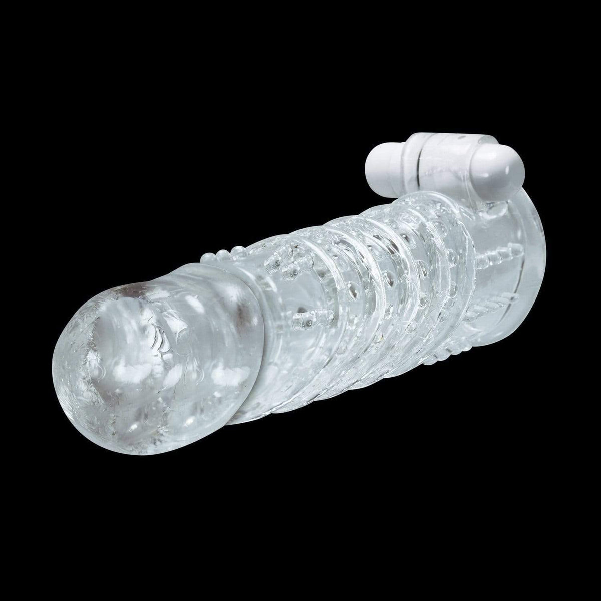 NPG - Sex Retsuden 6 Benkei Vibrating Cock Sleeve (Clear) -  Cock Sleeves (Vibration) Non Rechargeable  Durio.sg