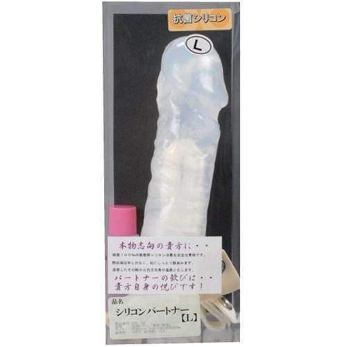 NPG - Silicone Partner L Hollow Strap On (Clear) -  Strap On with Hollow Dildo for Male (Non Vibration)  Durio.sg