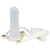NPG - Silicone Partner M Hollow Strap On (Clear) -  Strap On with Hollow Dildo for Male (Non Vibration)  Durio.sg