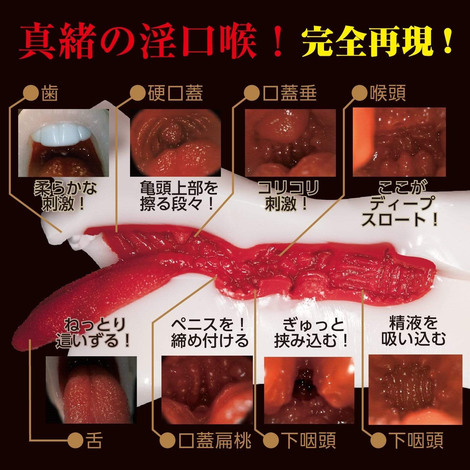 NPG - Super Blow Job Geki Fera Chouzetu Beroteku Mao Hamasaki Meiki Onahole (Beige) -  Masturbator Mouth (Non Vibration)  Durio.sg