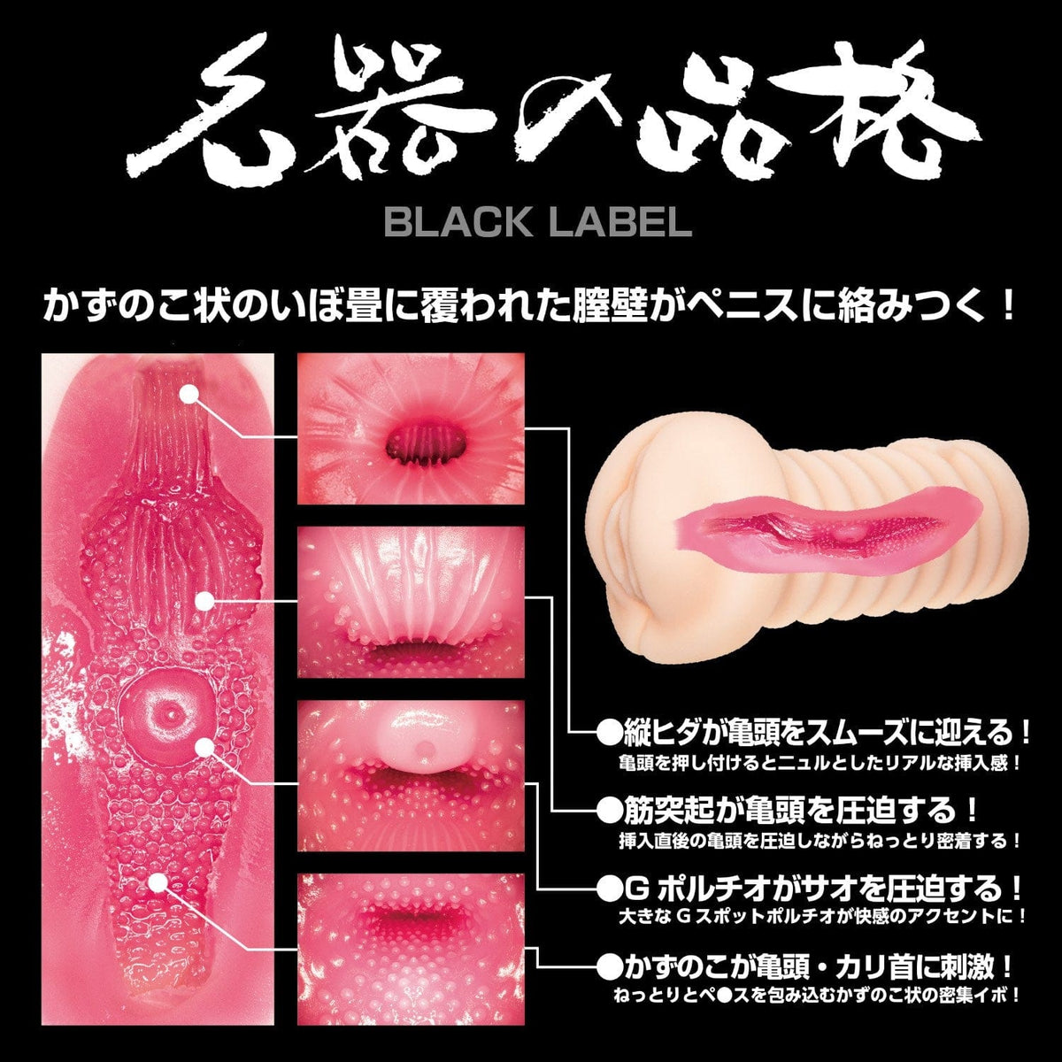 NPG - The Dignity of a Masterpiece Black Label Meiki Onahole (Beige) -  Masturbator Vagina (Non Vibration)  Durio.sg