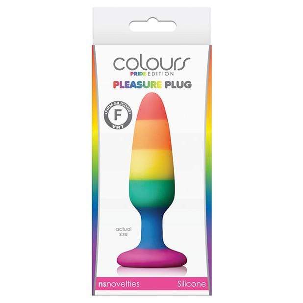 NS Novelties - Colours Pride Edition Pleasure Anal Plug Small (Rainbow) -  Anal Plug (Non Vibration)  Durio.sg