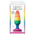 NS Novelties - Colours Pride Edition Silicone Pleasure Anal Plug Medium (Multi Colour) -  Anal Plug (Non Vibration)  Durio.sg
